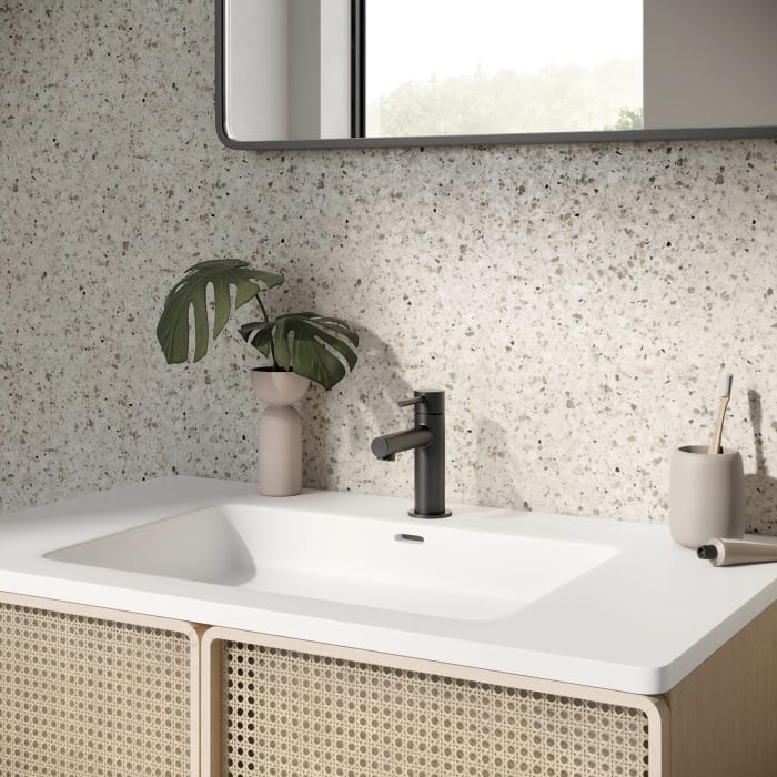 Herzbach SIRO BLACK Waschtisch-Einlochbatterie S-Size