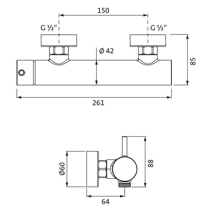Herzbach SIRO Brausebatterie