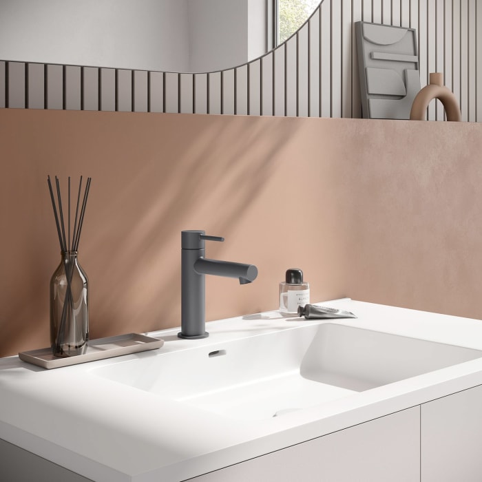 Herzbach SIRO GREY Waschtisch-Einlochbatterie M-Size