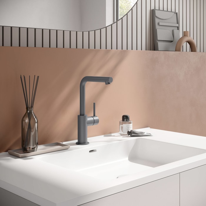 Herzbach SIRO GREY Waschtisch-Einlochbatterie L-Size