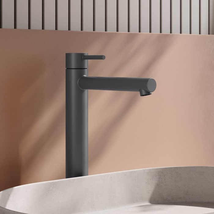 Herzbach SIRO GREY Waschtisch-Einlochbatterie XL-Size