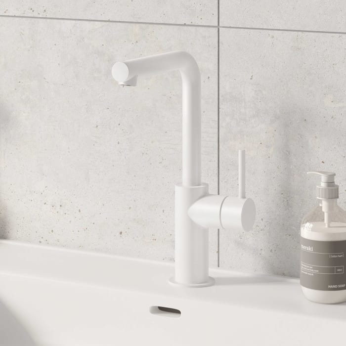 Herzbach SIRO WHITE Waschtisch-Einlochbatterie L-Size