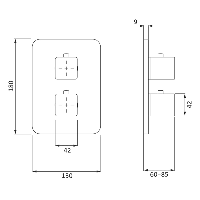Herzbach LIVING Thermostat-Farbset soft, 2 Verbraucher