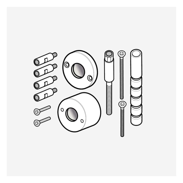 Herzbach LOGIC XL Vario Unterputzverlängerung 4 cm kürzbar für XL Vario Unterputz Ventil