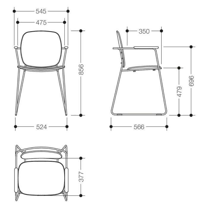 HEWI Badstuhl, mit Armlehne
