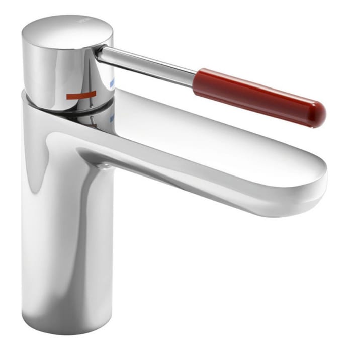 HEWI Sensoric Einhebel-Waschtischmischer, mit farbigem Griffelement aus Polyamid