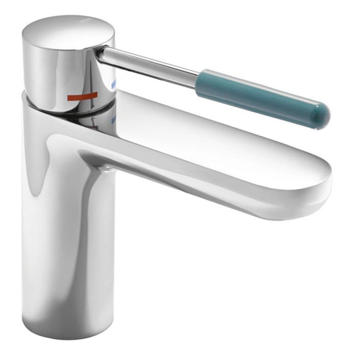 HEWI Sensoric Einhebel-Waschtischmischer, mit farbigem Griffelement aus Polyamid