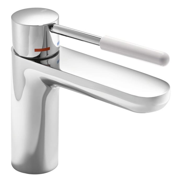 HEWI Sensoric Einhebel-Waschtischmischer, mit farbigem Griffelement aus Polyamid