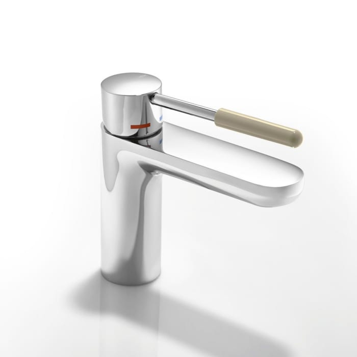 HEWI Sensoric Einhebel-Waschtischmischer, mit farbigem Griffelement aus Polyamid