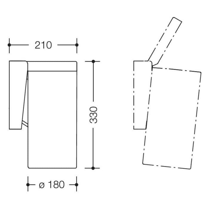 HEWI Serie 477/801 Abfallbehälter