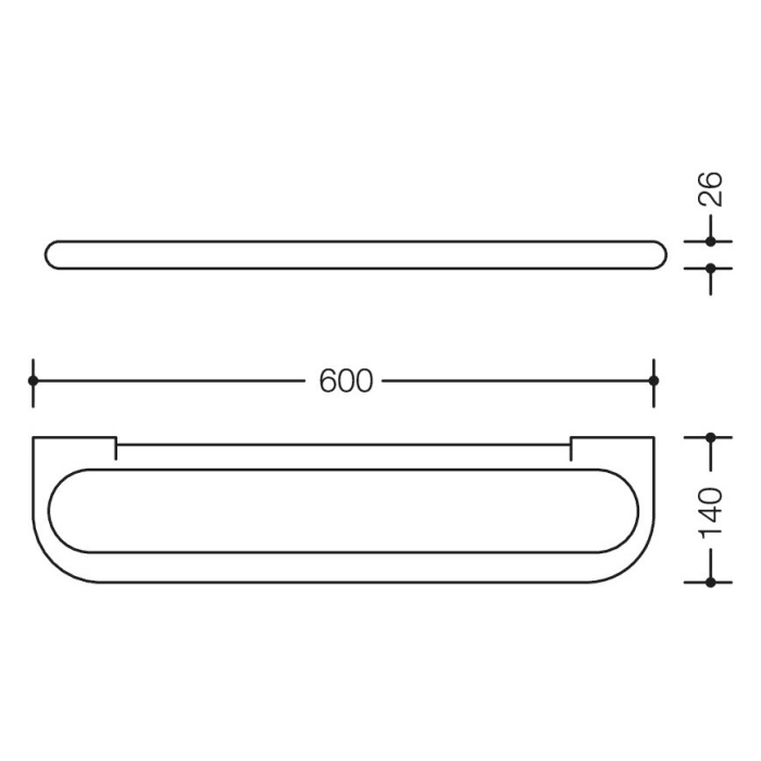 HEWI Serie 477/801 Ablage