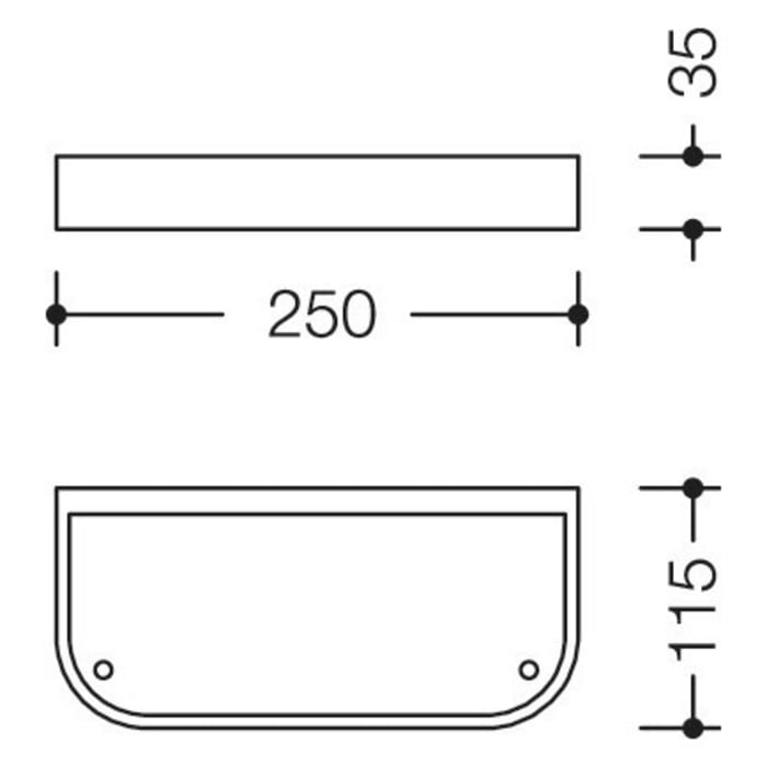 HEWI Serie 477/801 Ablageschale