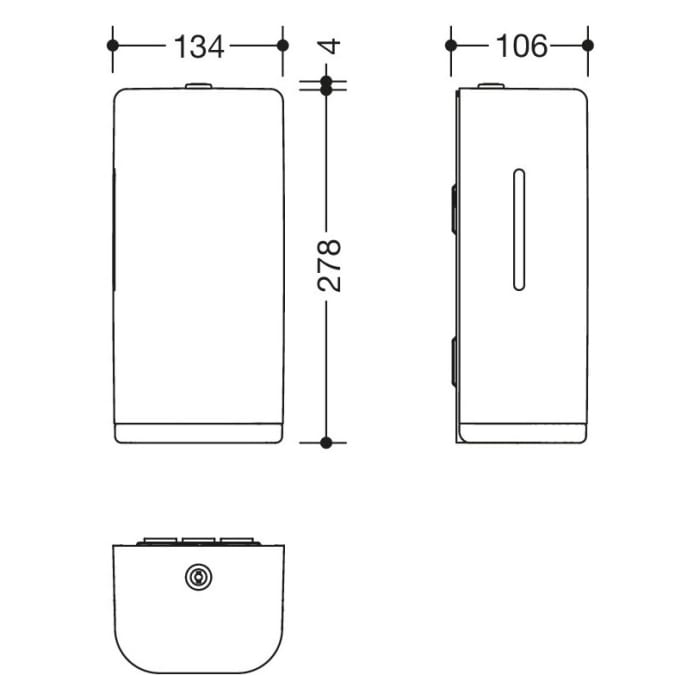 HEWI Serie 477 SENSORIC elektronischer Seifenspender