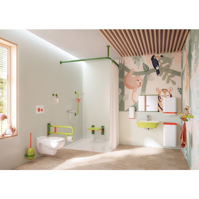 HEWI Serie 801 Stützklappgriff 60 cm, drehbar