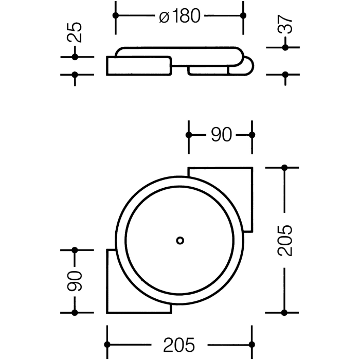 HEWI Serie 477/801 Eckablage