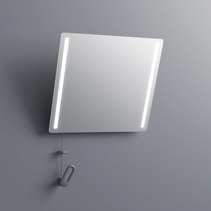 HEWI Serie 477/801 LED-Kippspiegel basic