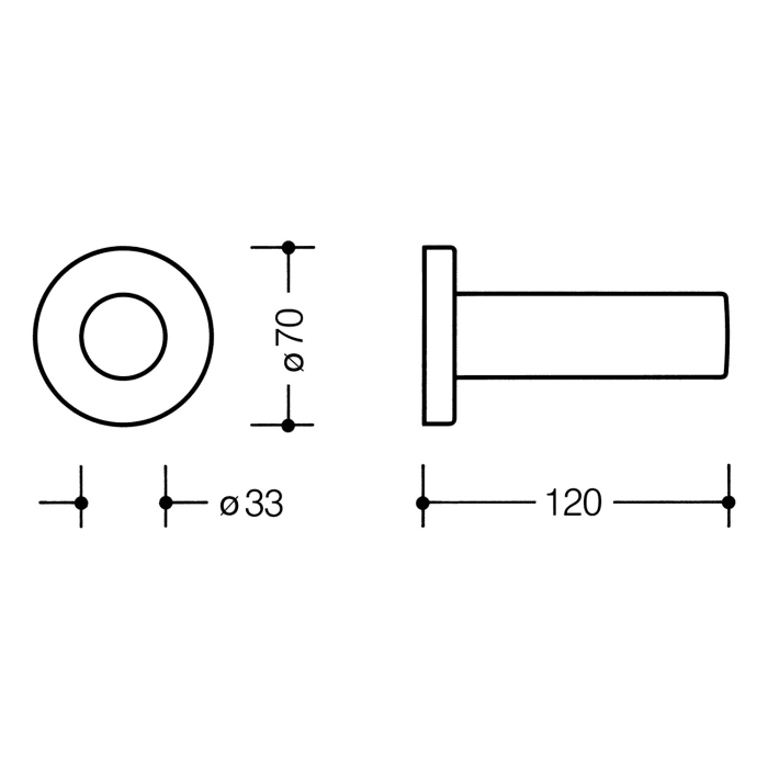 HEWI Serie 477/801 Reservepapierhalter