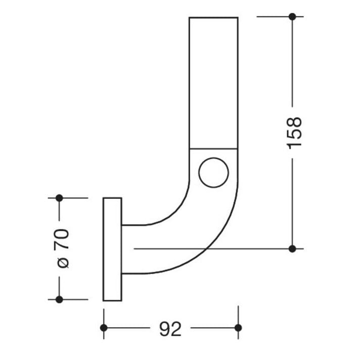 HEWI Serie 477/801  Reservepapierhalter