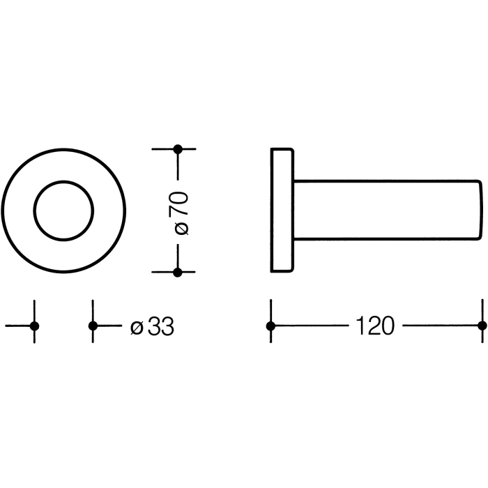HEWI Serie 477/801 Reservepapierhalter