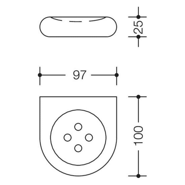 HEWI Serie 477/801 Seifenablage
