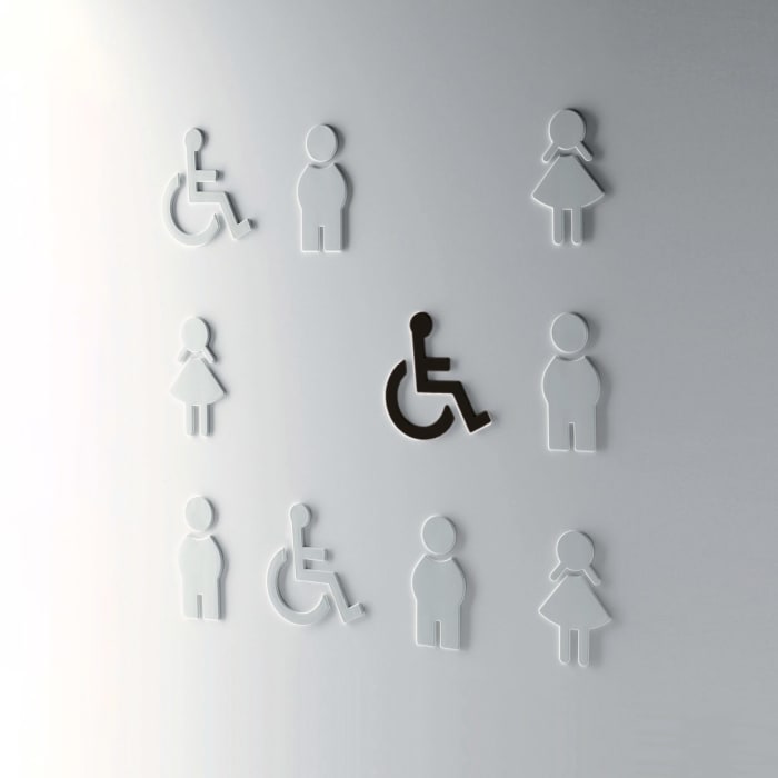 HEWI Serie 477/801  Symbol Frau