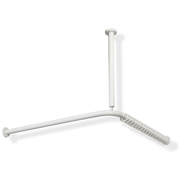 HEWI Serie 477/801 Vorhangstange mit Deckenabhängung