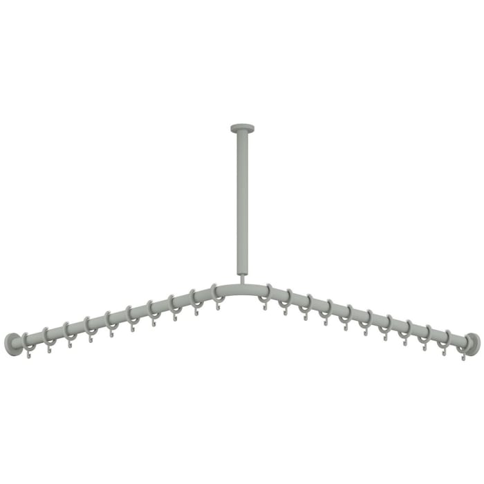 HEWI Serie 477/801 Vorhangstange mit Deckenabhängung