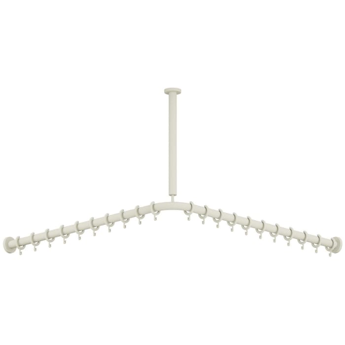 HEWI Serie 477/801 Vorhangstange mit Deckenabhängung