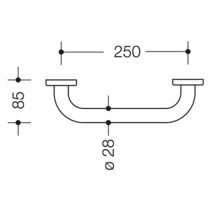 HEWI Serie 477/801 Wannengriff