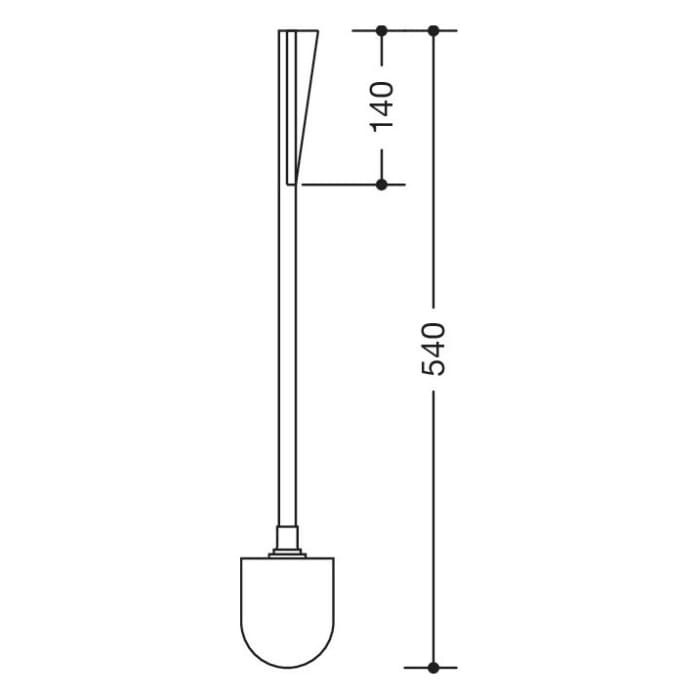 HEWI Serie 477/801  WC-Bürste