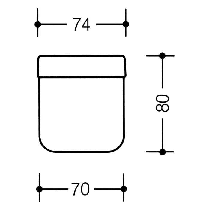 HEWI Serie 477 Becher aus Polyamid