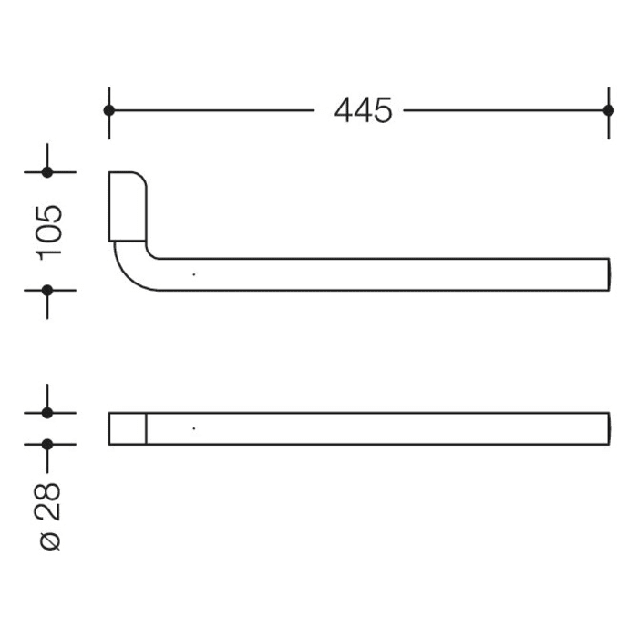 HEWI Serie 477 Handtuchhalter