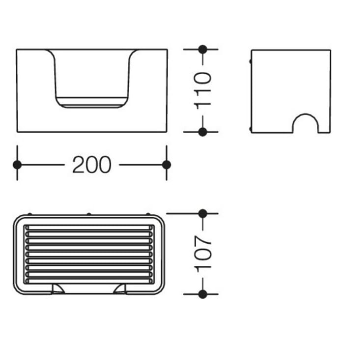 HEWI Serie 802 LifeSystem Ablagebox