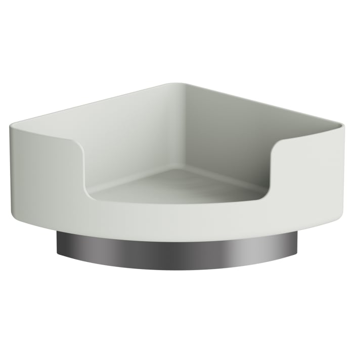 HEWI Serie 802 LifeSystem Eckablage mit Wandhalter aus Polyamid