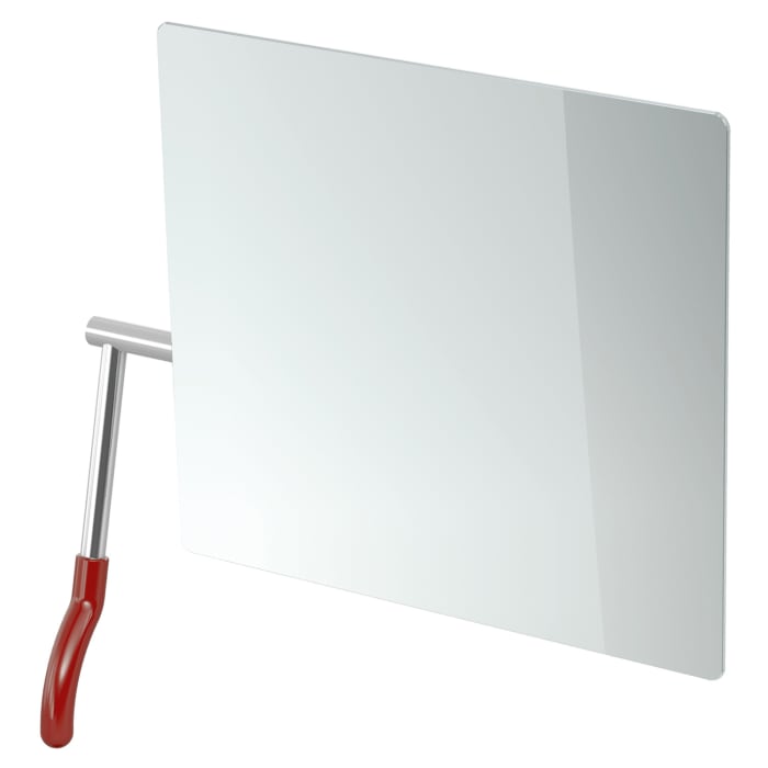 HEWI Serie 802 LifeSystem Kippspiegel, Hebel links