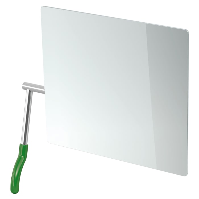 HEWI Serie 802 LifeSystem Kippspiegel, Hebel links