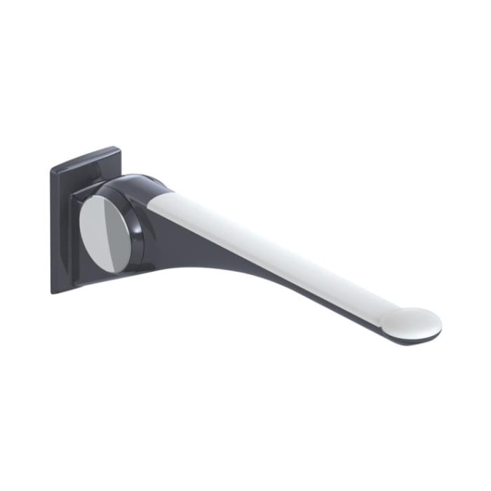 HEWI Serie 802 LifeSystem Stützklappgriff Premium, Ausladung 75 cm