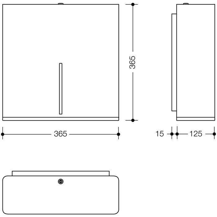 HEWI Serie 805 WC-Großrollenhalter