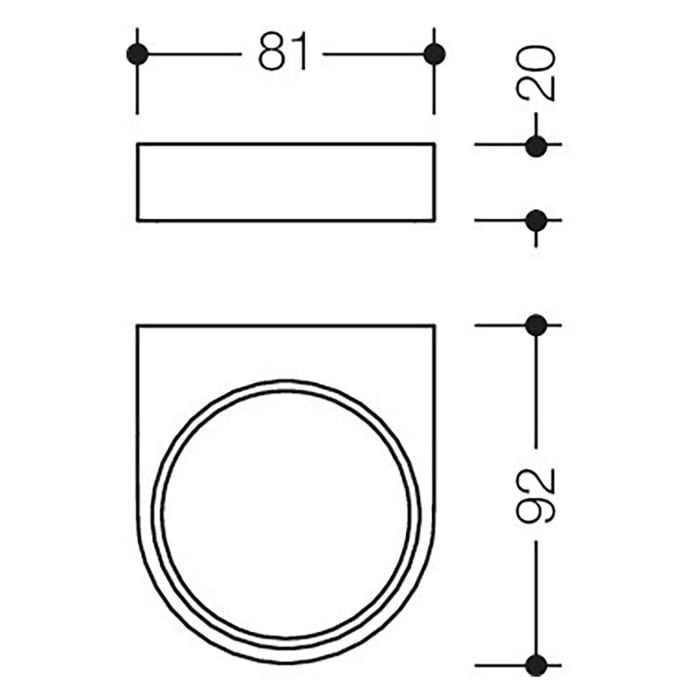 HEWI System 800K Halter