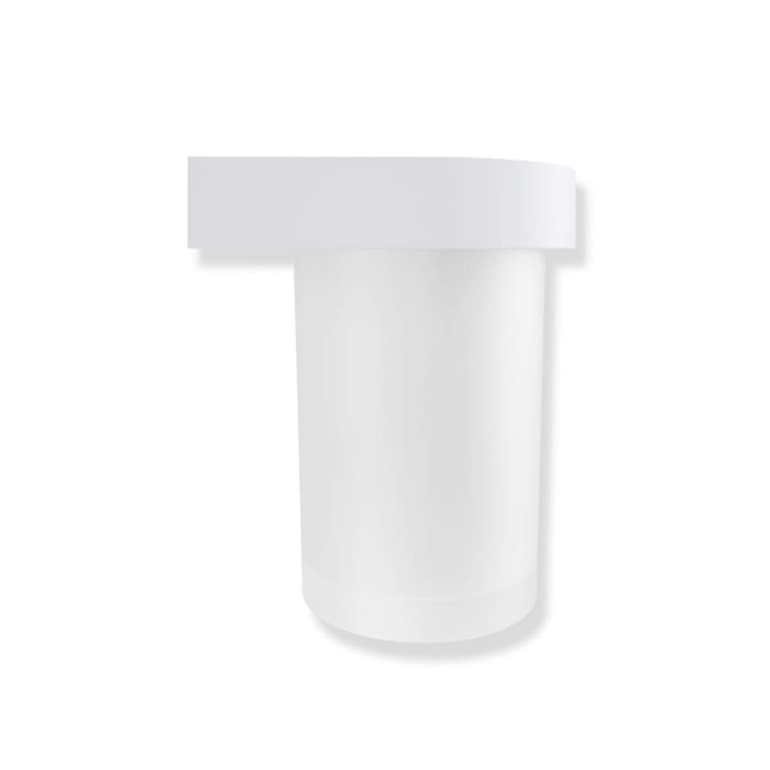 HEWI System 800 Becher aus Kristallglas mit Halter