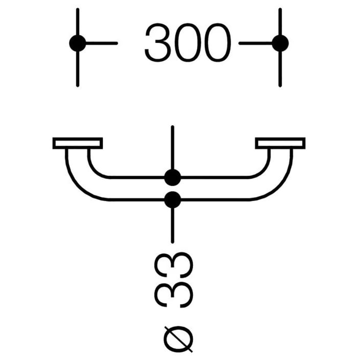 HEWI Serie 805 Classic Haltegriff