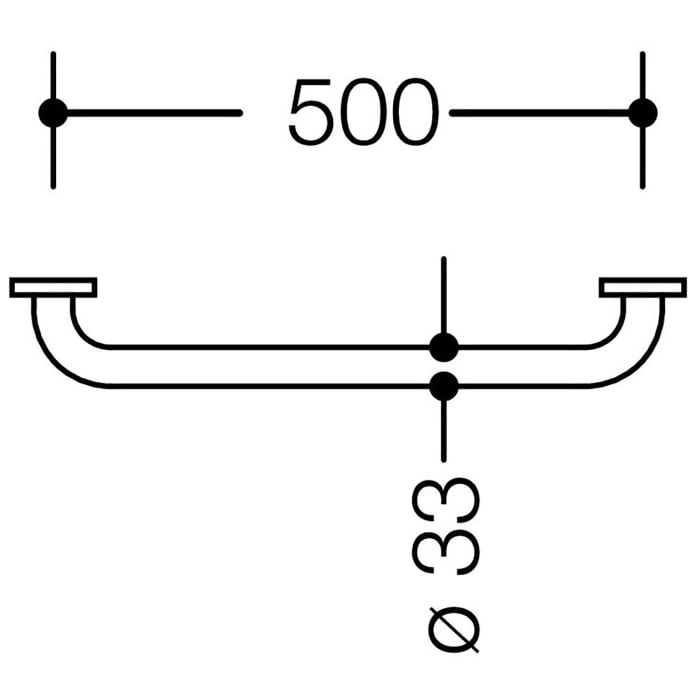 HEWI Serie 805 Classic Haltegriff