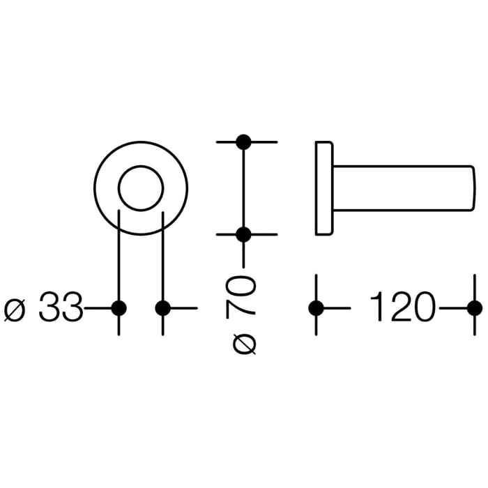 HEWI Serie 805 Classic Reservepapierhalter