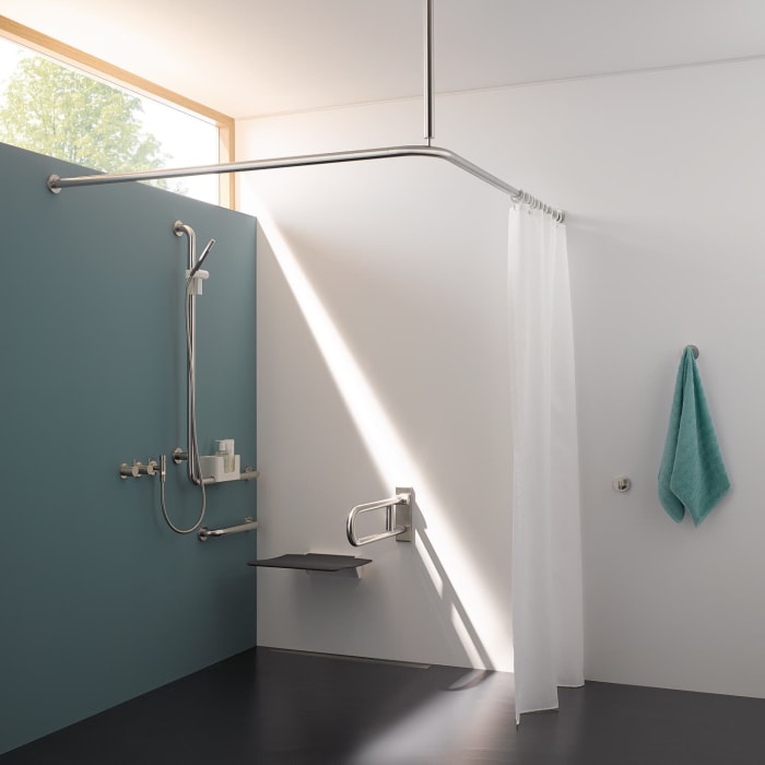 HEWI Serie 805 Classic Stützklappgriff, drehbar 70 cm