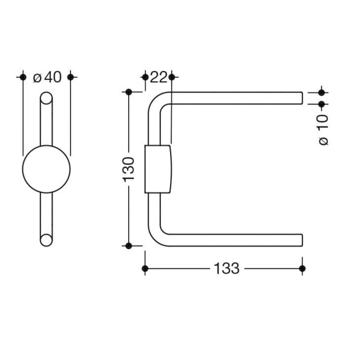 HEWI System 815 Reservepapierhalter, zweifach