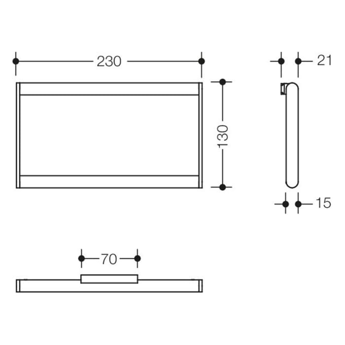 HEWI System 900 Handtuchring