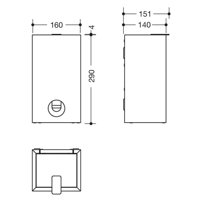 HEWI System 900 Hygienekombination
