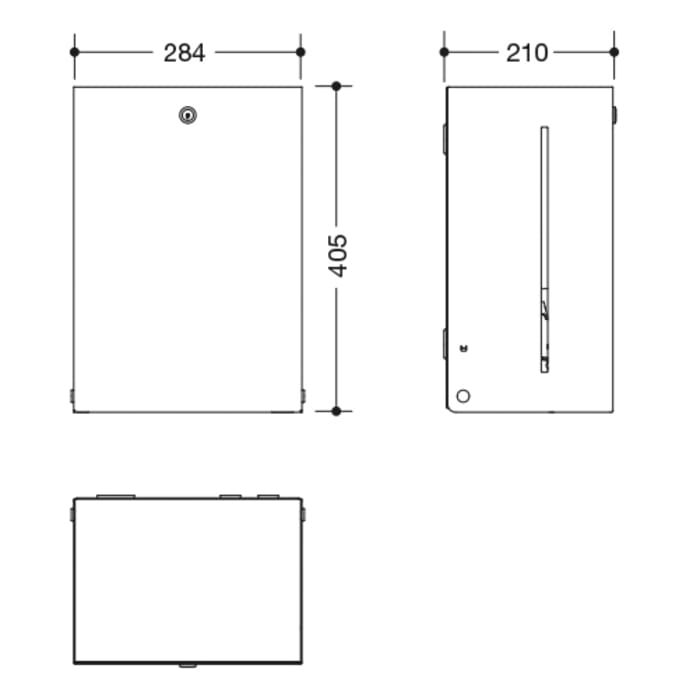 HEWI System 900 Papierrollenspender, elektronisch