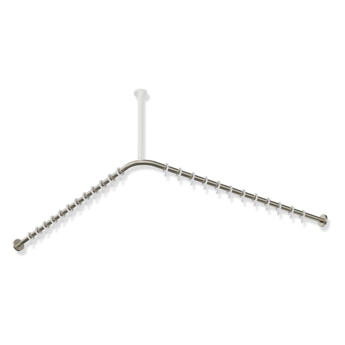 HEWI System 900 Vorhangstange für Duschwanne 120 x 120 cm