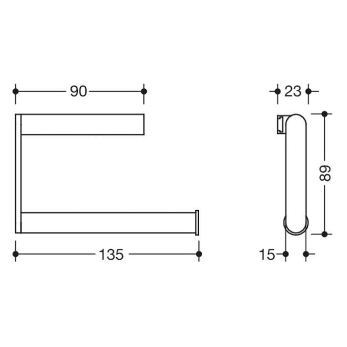 HEWI System 900 WC-Papierhalter